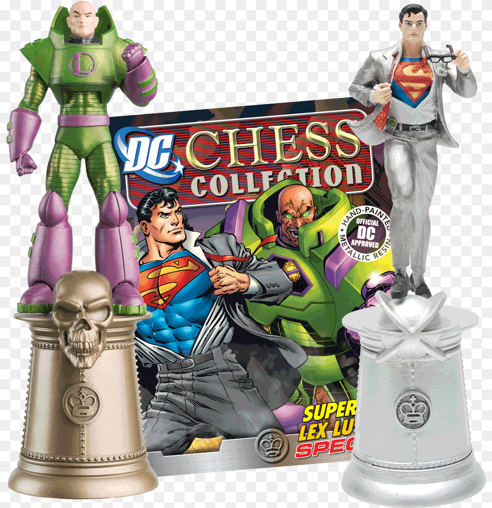 Dc Chess Collection Lex Luthor, Adult, Person, Man, Male Png Image