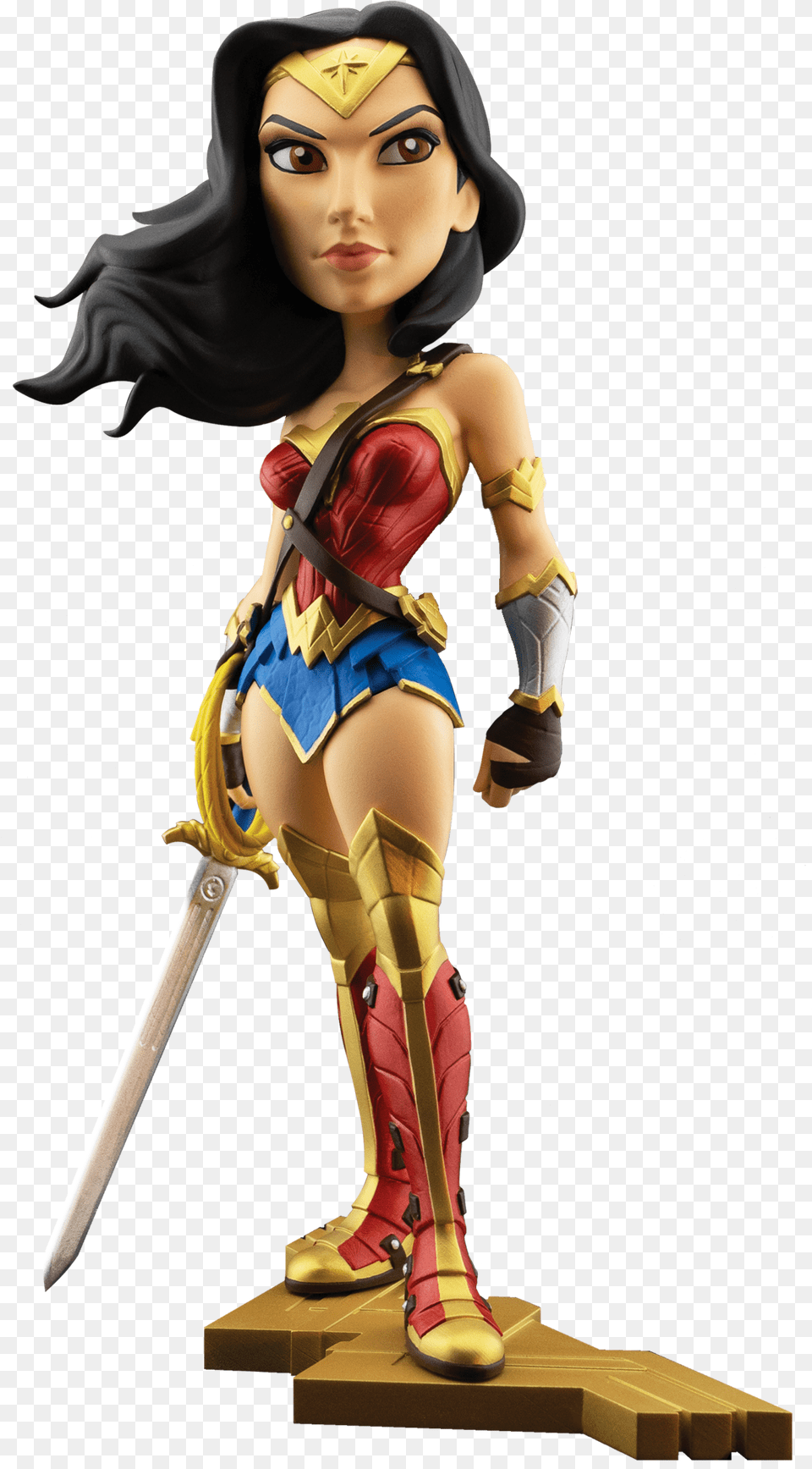 Dc Cinematic Wonder Woman Vinyl Figure Action Figure Wonder Woman Toy, Adult, Person, Female, Costume Png Image