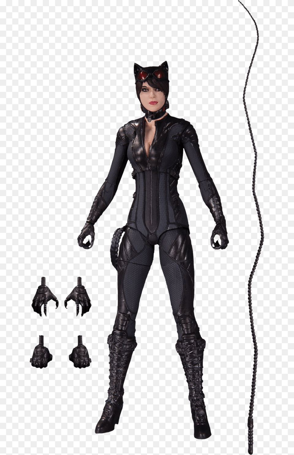 Dc Collectibles Arkham Knight Catwoman, Adult, Person, Man, Male Free Png