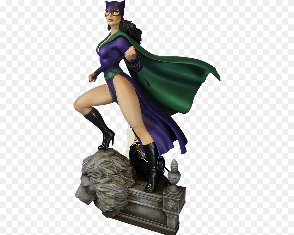 Dc Comic Super Powers Collection Maquette Catwoman, Adult, Person, Figurine, Female Free Transparent Png