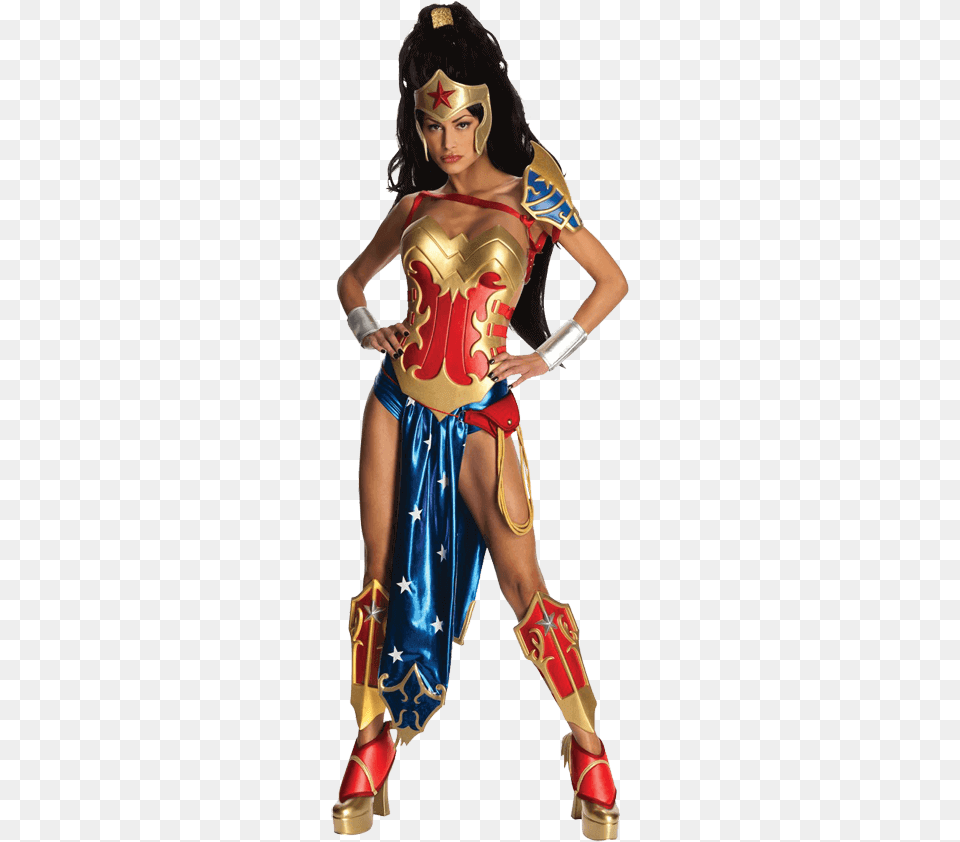 Dc Comics Ame Comi Wonder Woman Costume Wonder Woman Halloween Costume, Adult, Clothing, Female, Person Free Png Download