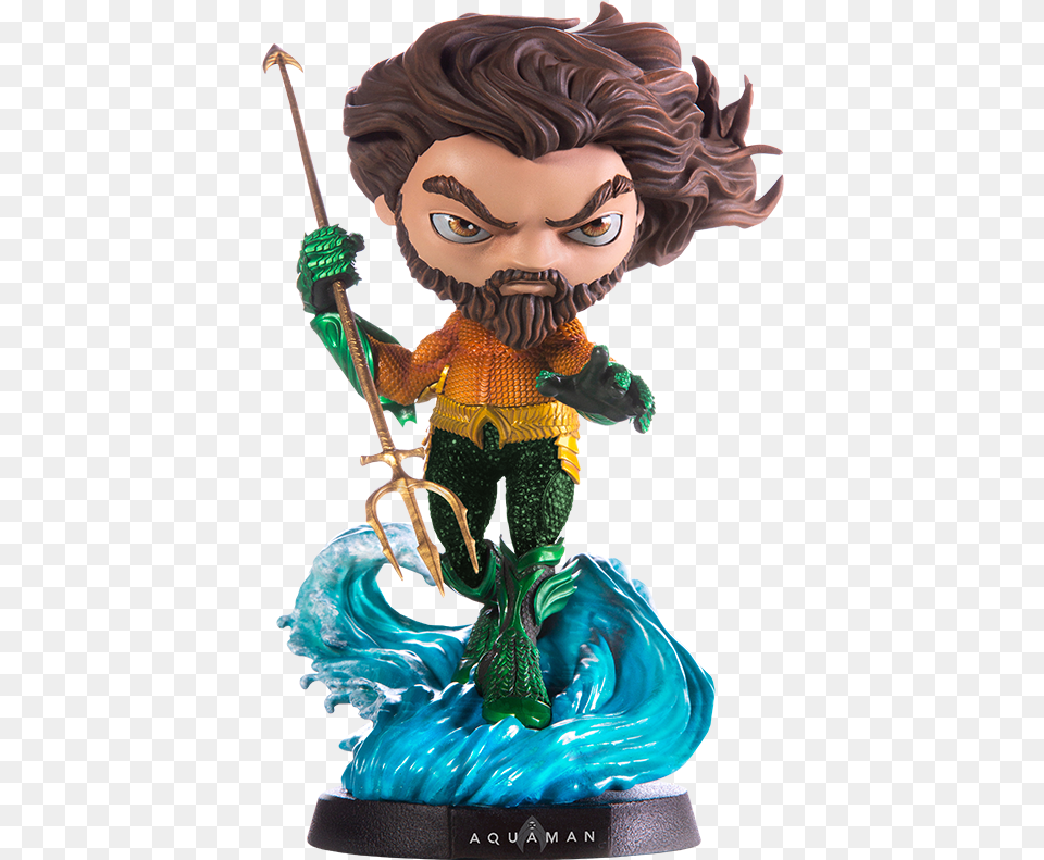 Dc Comics Aquaman Movie Mini Co Collectible Figure By Iron Studios Aquaman Mini Co, Figurine, Adult, Female, Person Png