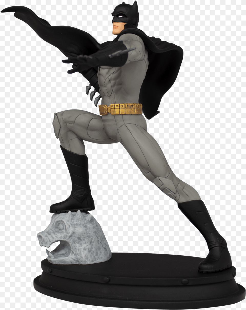 Dc Comics Batman 80th Anniversary New 52 Statue Box Lunch Batman, Figurine, Person, Clothing, Footwear Png