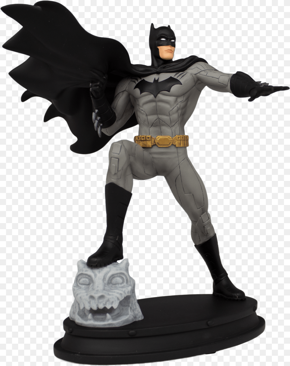 Dc Comics Batman 80th Anniversary New Batman New 52 Statue, Adult, Male, Man, Person Free Transparent Png