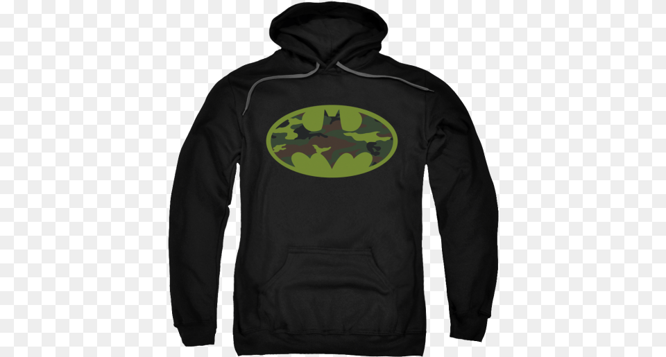 Dc Comics Batman Camo Logo Adult Super Soft Hoodie Hoodie, Clothing, Knitwear, Sweater, Sweatshirt Png