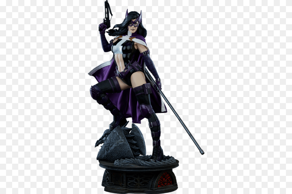 Dc Comics Batman Huntress Premium Format Figure 14 Dc Huntress Statue, Adult, Female, Person, Woman Free Transparent Png