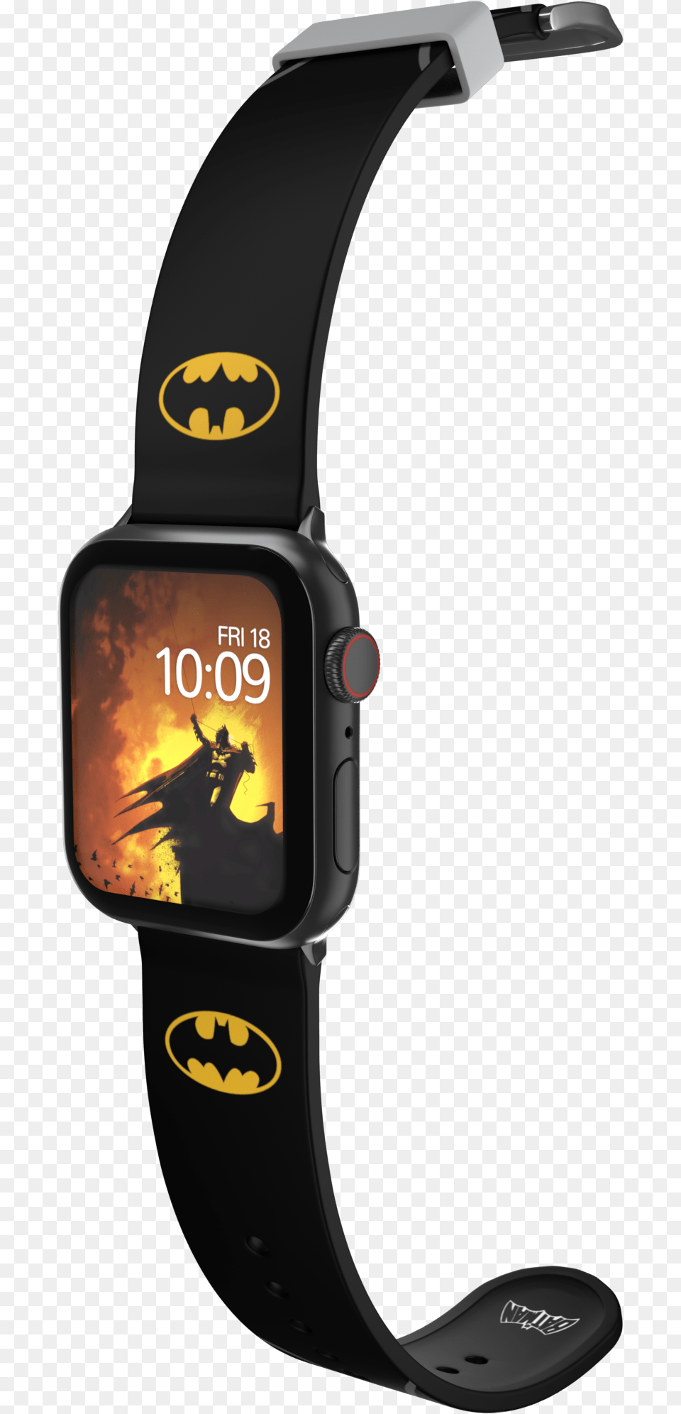 Dc Comics Batman Icon Edition Watch Strap, Arm, Person, Wristwatch, Body Part Free Png Download