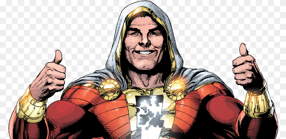 Dc Comics Cinematic Universeu0027s Captain Marvel Shazam New 52 Dc Shazam, Body Part, Person, Hand, Finger Png Image