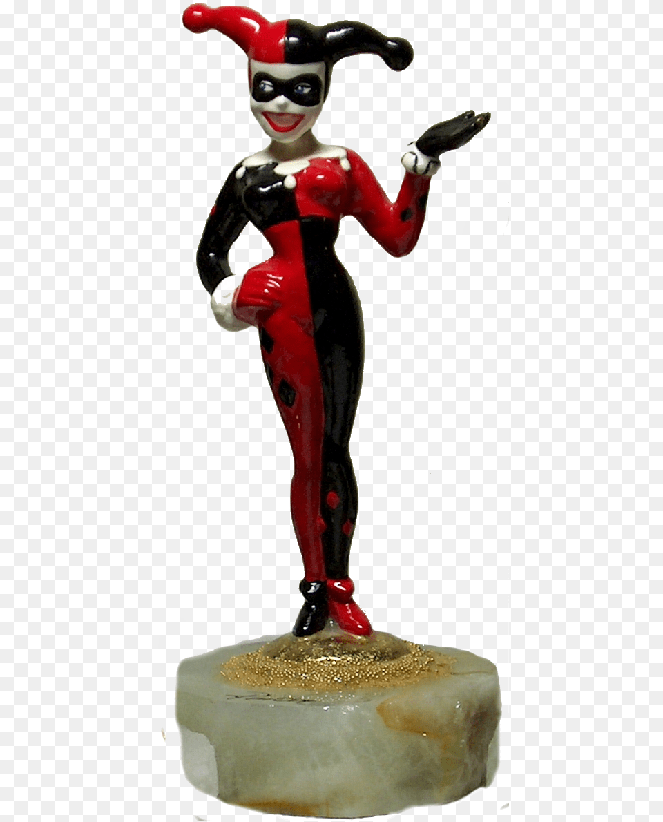 Dc Comics Collectible Harley Quinn Figurine Figurine, Person, Face, Head Png Image