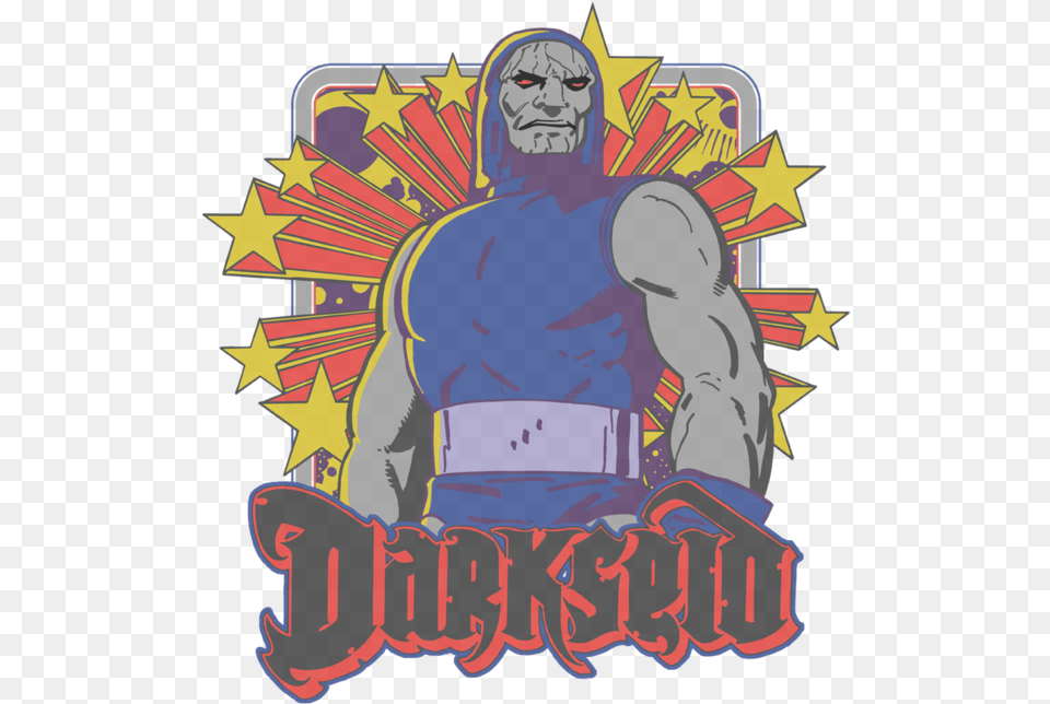 Dc Comics Darkseid Stars Men39s Regular Fit T Shirt Dc Comics Darkseid Stars Mens Tank, Adult, Face, Head, Male Png Image