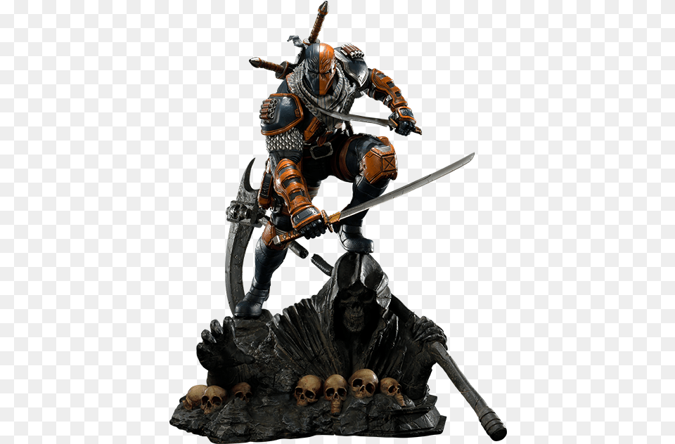 Dc Comics Deathstroke Statue New Collectible Statues 2020, Adult, Male, Man, Person Free Transparent Png