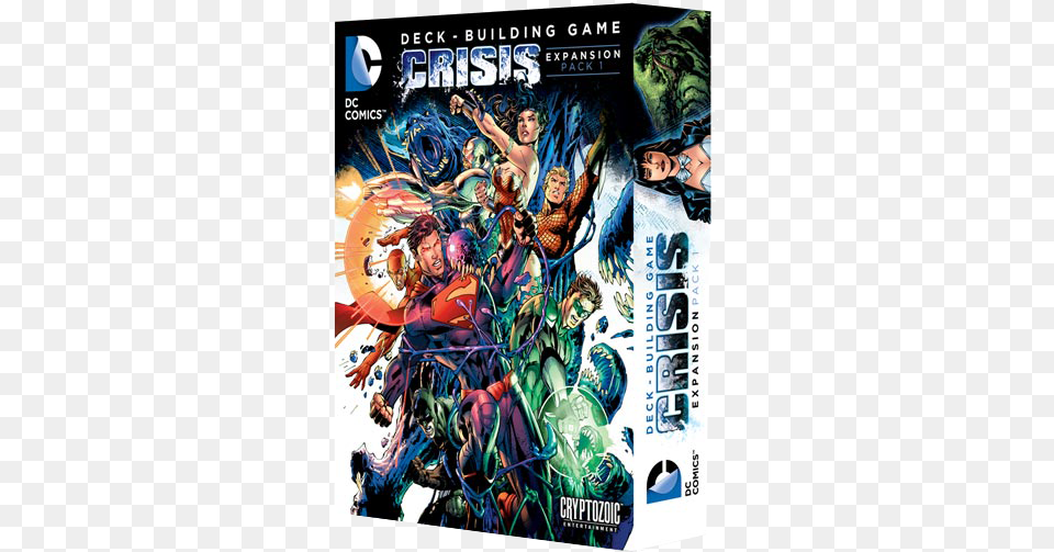 Dc Comics Deck Building Crisis Expansion Pack, Book, Publication Free Png Download