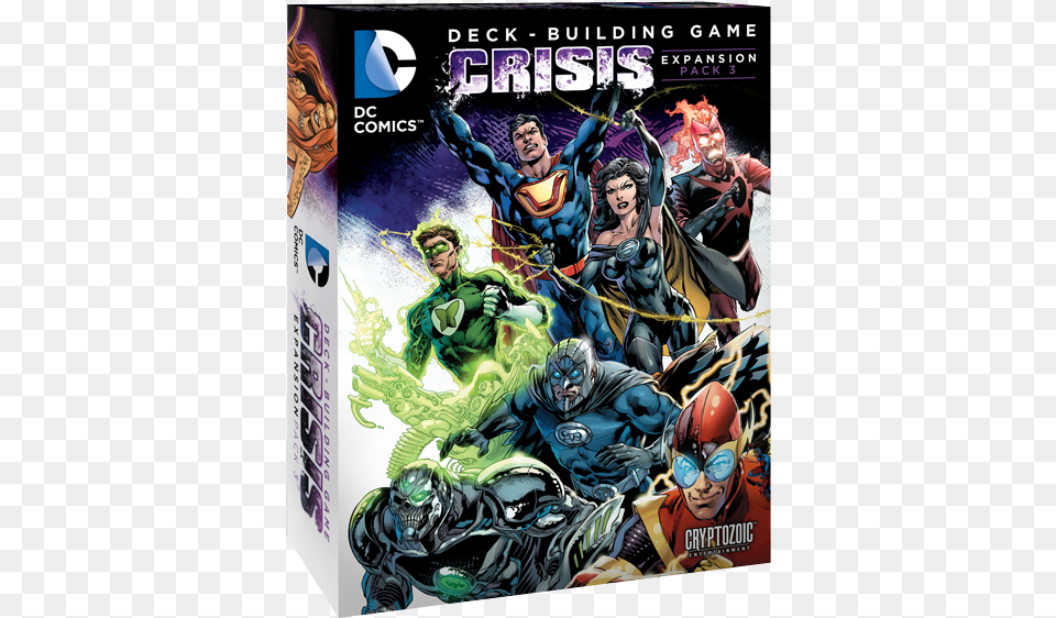 Dc Comics Deck Building Game Crisis Expansion Pack, Batman, Adult, Person, Man Png Image