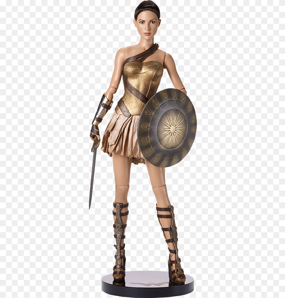 Dc Comics Doll Wonder Woman Training Armor Deluxe Wonder Woman Doll, Person, Clothing, Costume, Adult Free Png Download