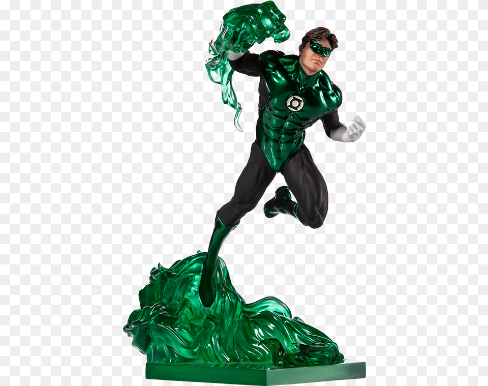 Dc Comics Green Lantern Statue By Iron Studios Green Lantern, Figurine, Accessories, Gemstone, Jewelry Free Transparent Png