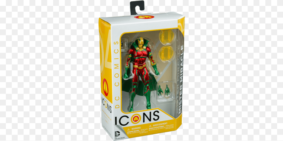 Dc Comics Icons Mister Miracle Dc Comics Icons Lex Luthor Forever Evil Action Figure, First Aid, Toy, Adult, Female Png