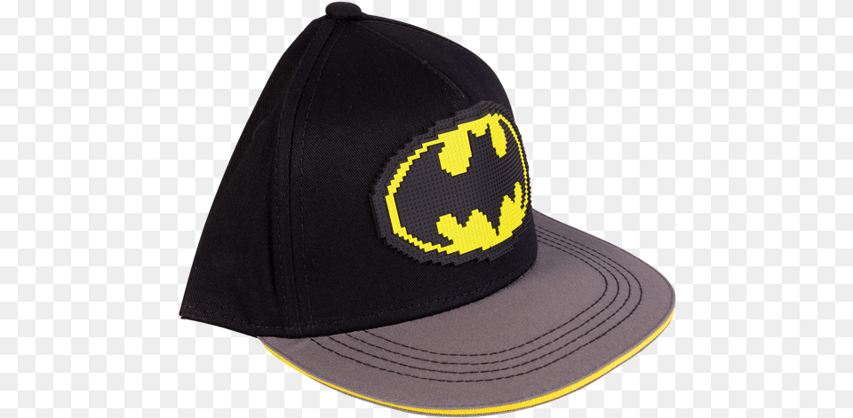 Dc Comics Pixel Batman Logo Cap Baseball Cap, Baseball Cap, Clothing, Hat Free Png