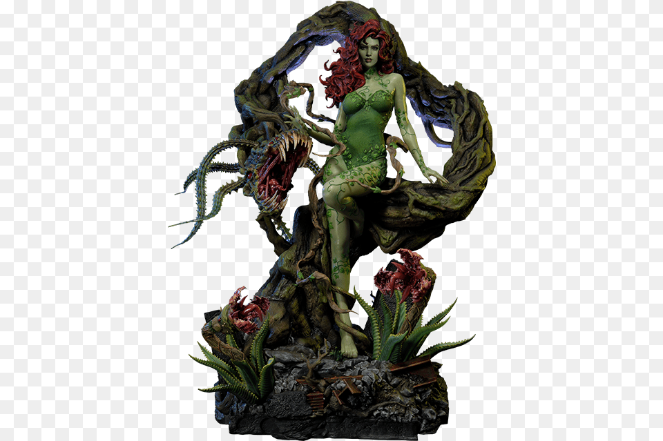 Dc Comics Poison Ivy Statue By Prime 1 Studio Poison Ivy Action Figure, Adult, Bride, Female, Person Free Png