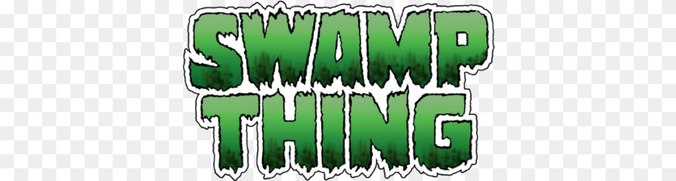 Dc Comics Statement On The Death Of Bernie Wrightson Swamp Thing Comic Logo, Green, Plant, Vegetation, Text Free Png