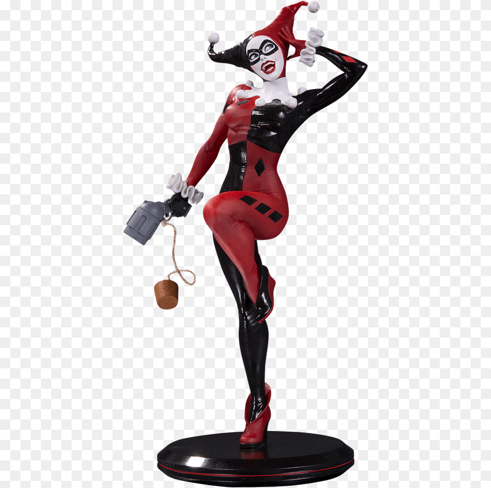 Dc Comics Statue Harley Quinn Dc Collectibles Dc Cover Girls Harley Quinn, Figurine, Person, Adult, Female Free Png