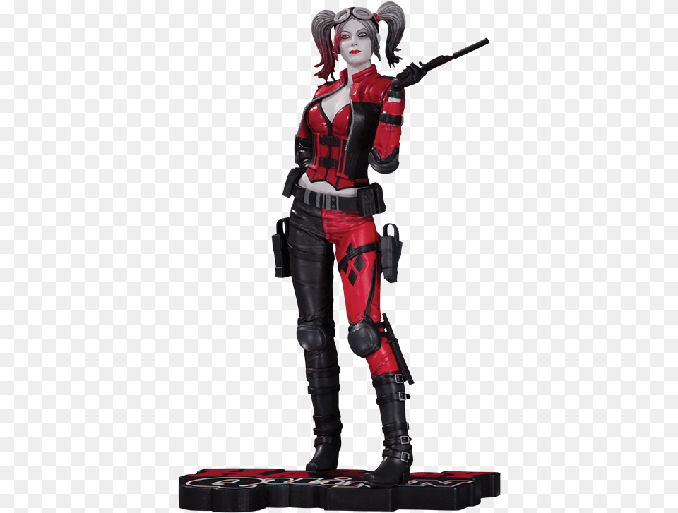 Dc Comics Statue Harley Quinn Harley Quinn Injustice 2 Cosplay, Clothing, Costume, Person, Adult Free Png