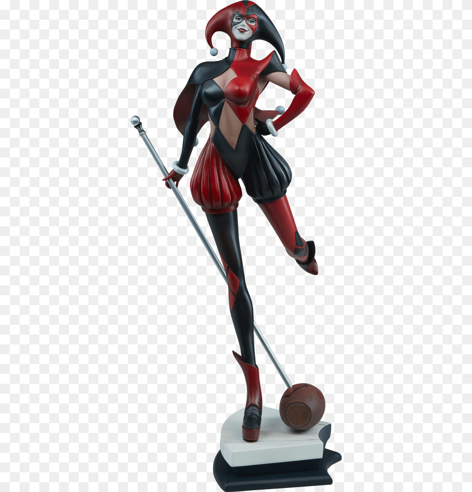 Dc Comics Statue Harley Quinn Statue, Figurine, Woman, Person, Female Free Png Download