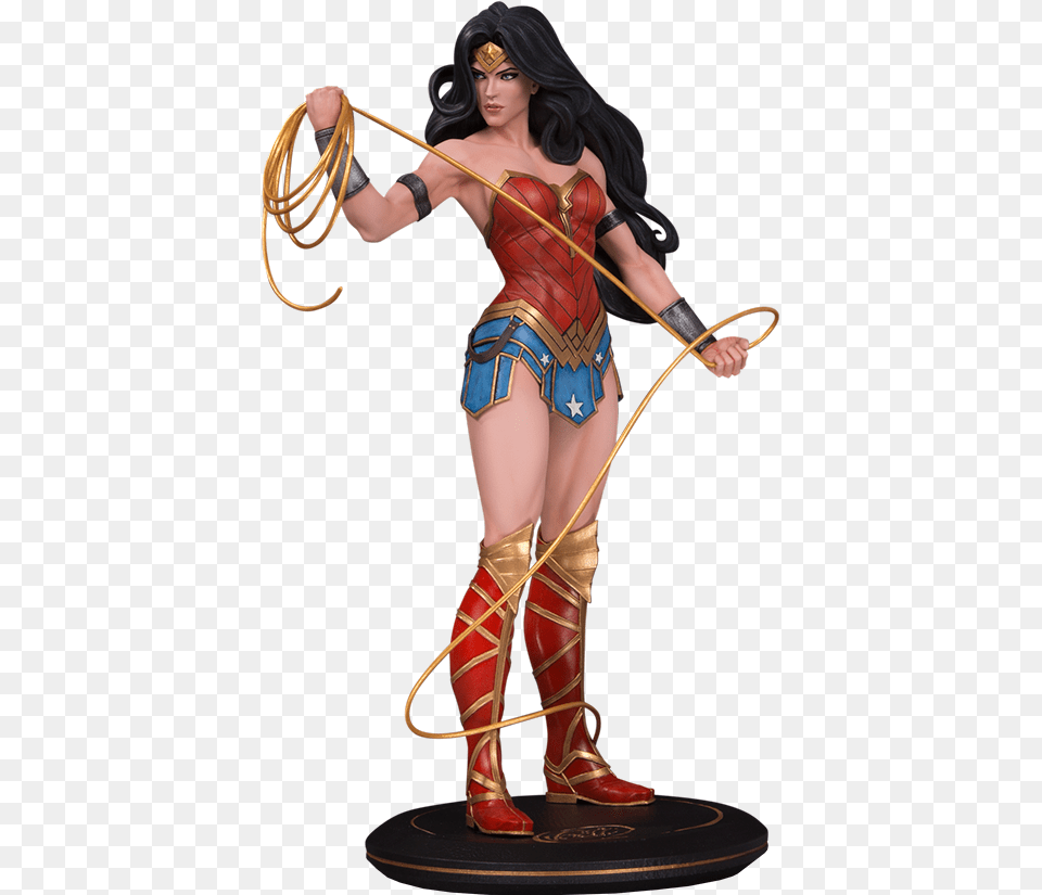 Dc Comics Statue Wonder Woman Joelle Jones Wonder Woman Statue, Clothing, Costume, Person, Adult Free Transparent Png