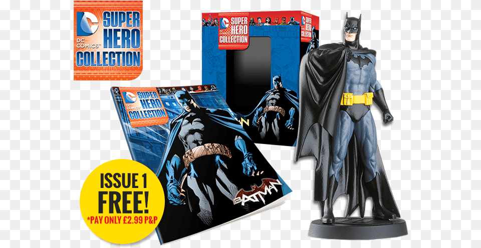 Dc Comics Superhero Figurines Now Better Than Ever Super Hero Collection Dc, Batman, Adult, Male, Man Png Image