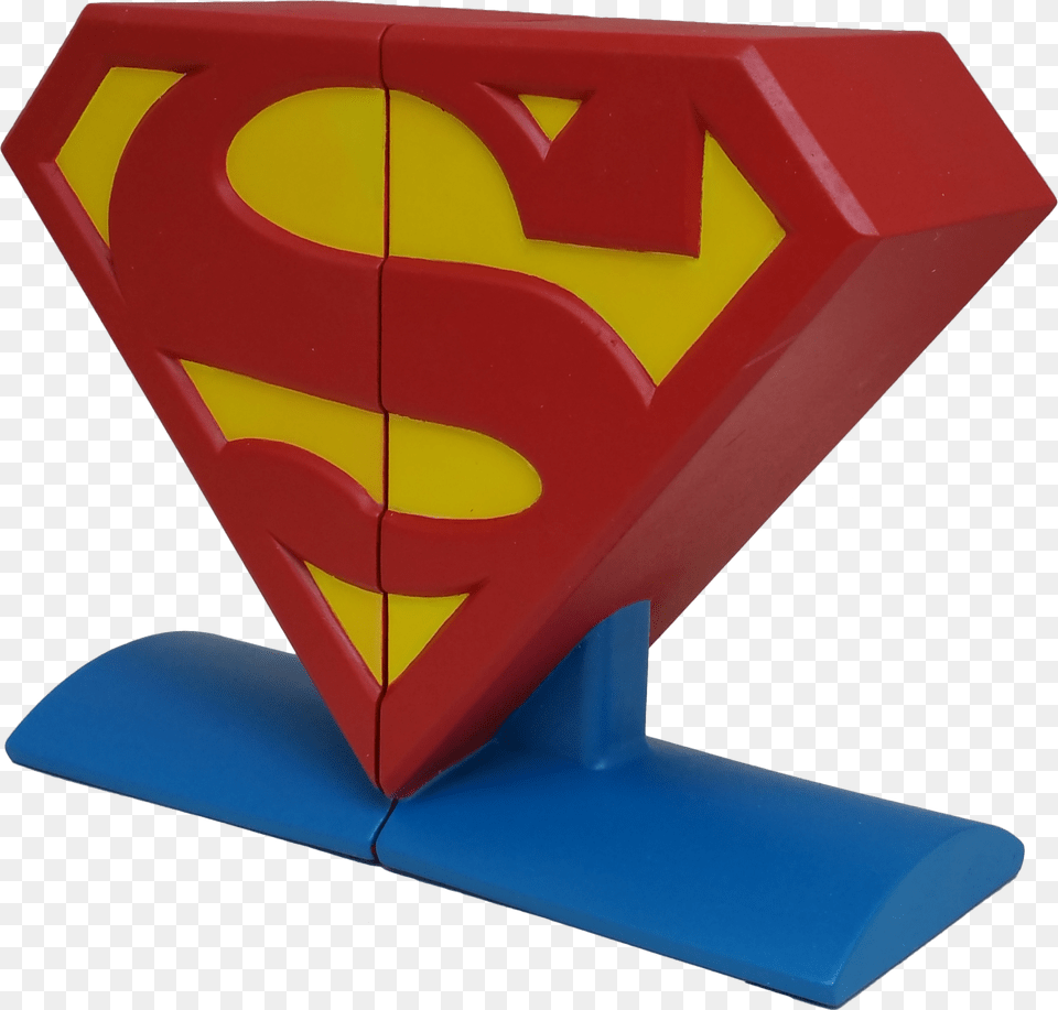 Dc Comics Superman Logo Bookends Superman Logo Bookends, Symbol, Car, Transportation, Vehicle Free Png Download