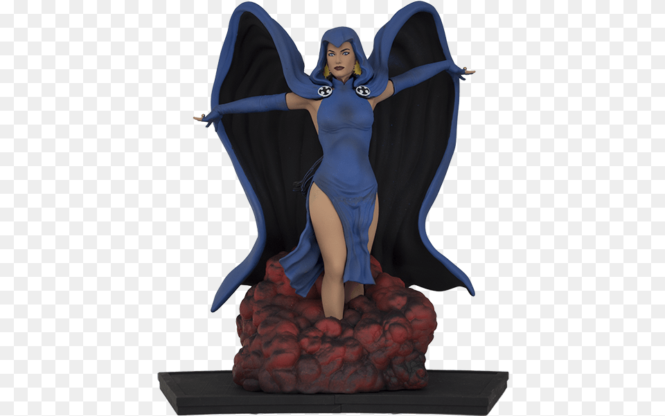 Dc Comics Teen Titans Raven Statue, Adult, Person, Female, Woman Free Png