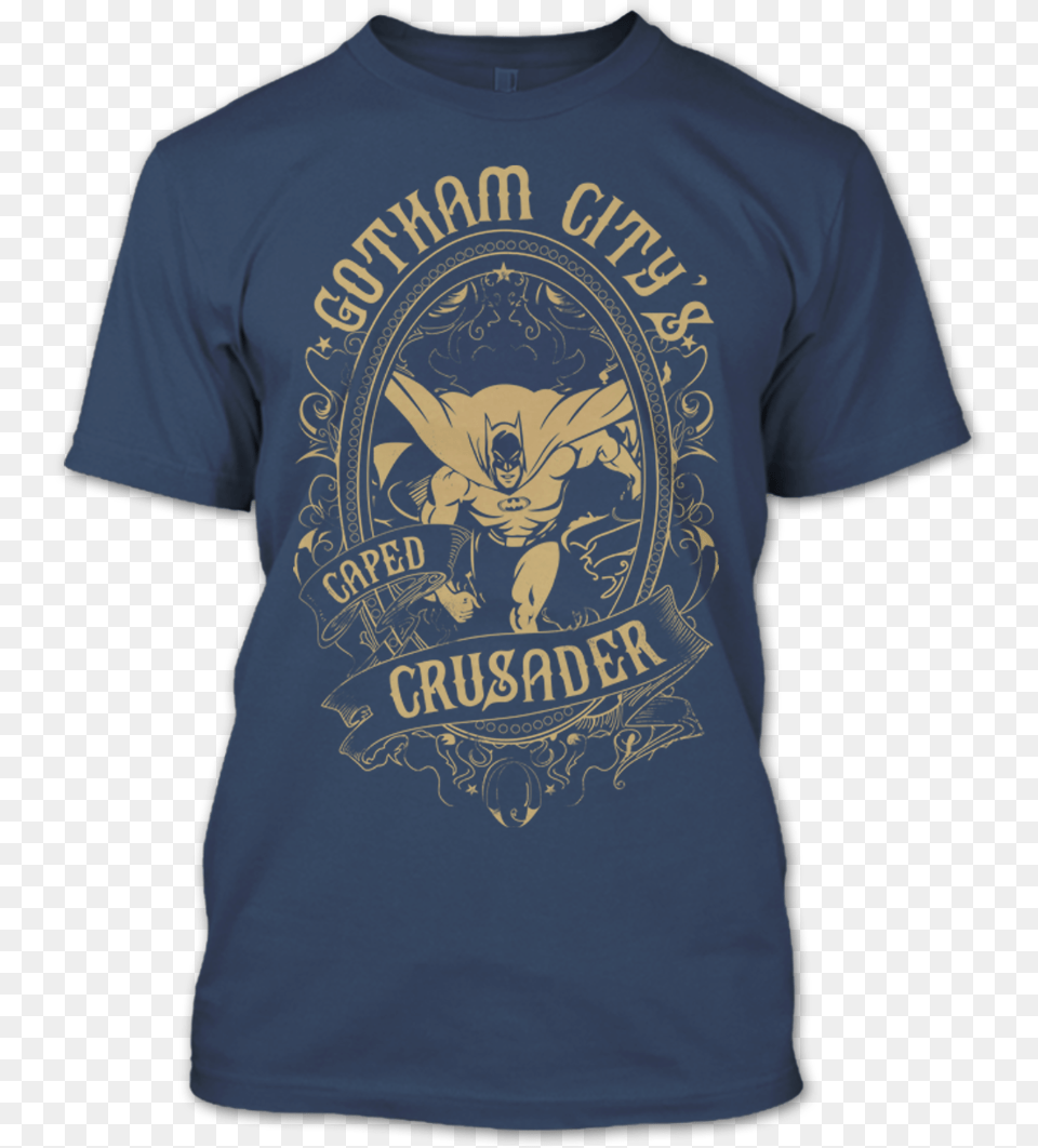Dc Comics The Caped Crusader Gotham Crusader, Clothing, Shirt, T-shirt Png