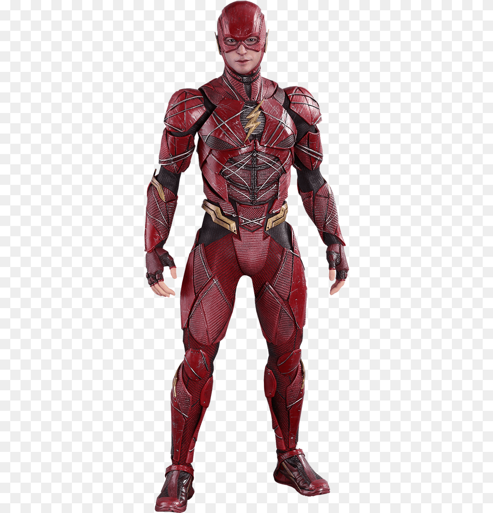 Dc Comics The Flash Sixth Scale Figure By Hot Toys Hot Toys Flash Justice League, Adult, Male, Man, Person Png Image