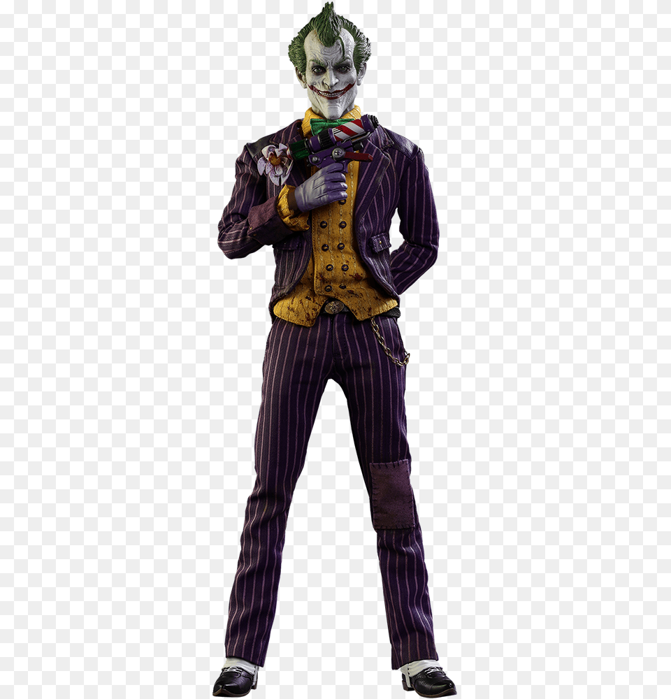 Dc Comics The Joker Sixth Scale Figure, Person, Clothing, Costume, Coat Png Image