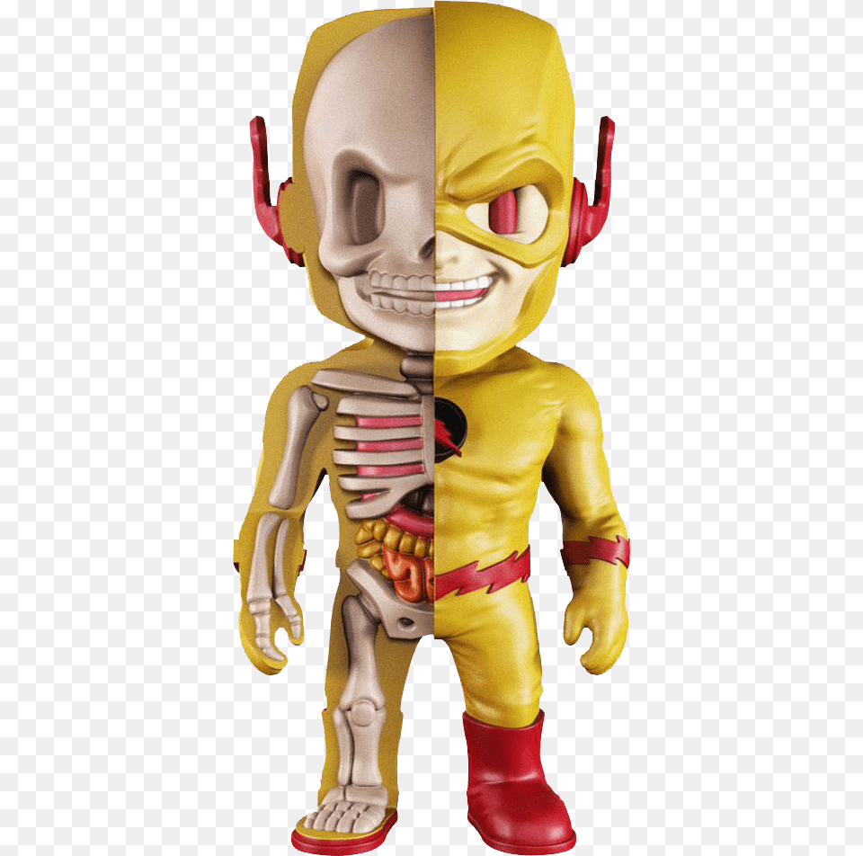 Dc Comics Xxray Figur Reverse Flash Flash Reverse Flash Xxray 4 Inch Vinyl Figure, Baby, Person, Face, Head Free Png