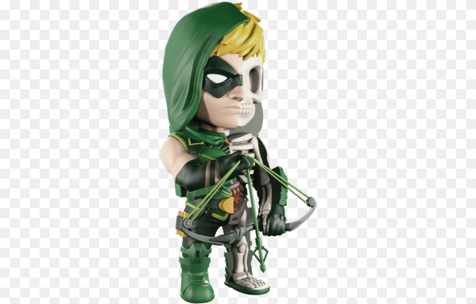 Dc Comics Xxray Figure Wave 6 Green Green Arrow, Archer, Archery, Bow, Person Free Png