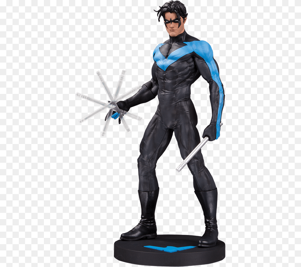 Dc Designer Series Nightwing By Jim Lee Statue, Adult, Man, Male, Person Png Image