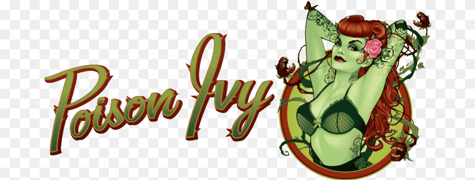 Dc Direct Poison Ivy Statue Shares The 2020 Holiday Spirit Poison Ivy Dc Comics Logo, Carnival, Book, Publication, Adult Free Transparent Png