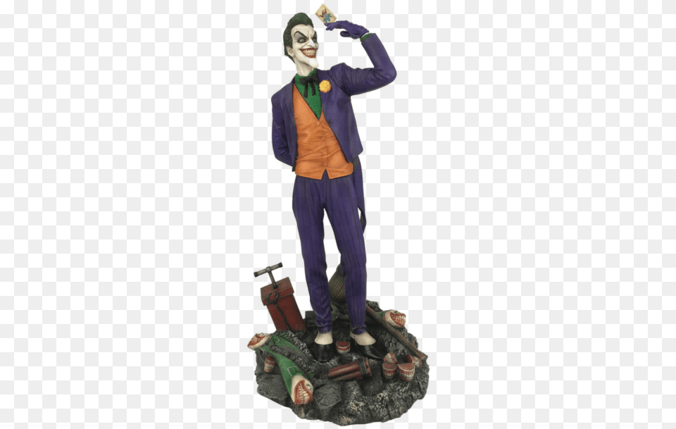 Dc Gallery Joker Figure, Person, Performer, Face, Head Free Png