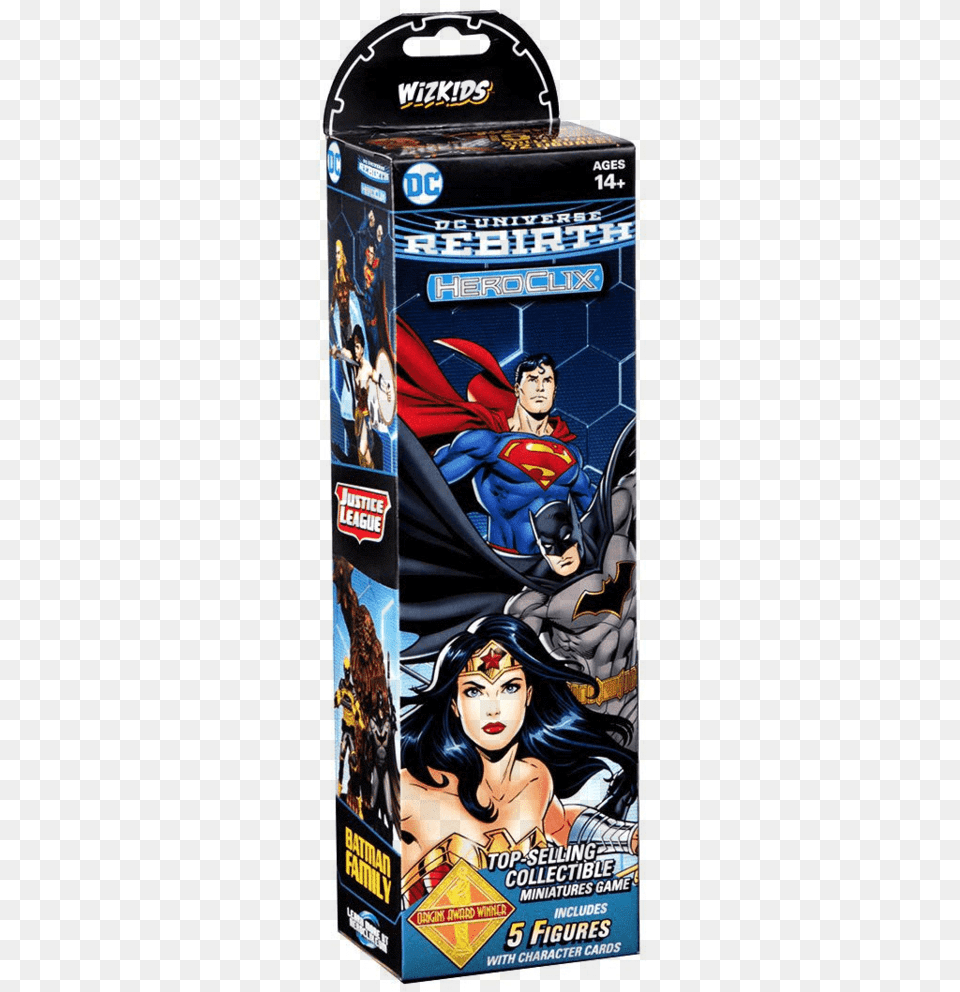 Dc Heroclix Dc Rebirth Booster, Adult, Person, Female, Woman Free Png