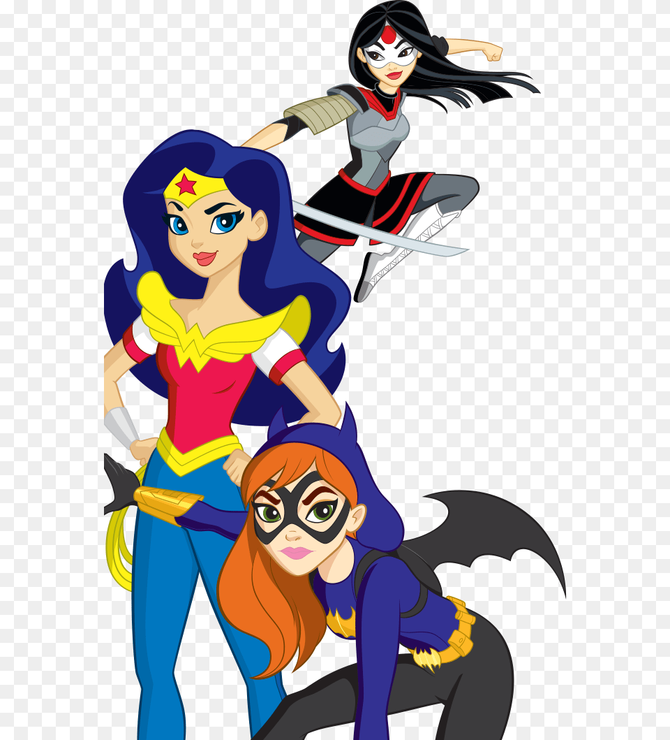 Dc Kids Dc Super Hero Girls, Book, Comics, Publication, Face Png Image