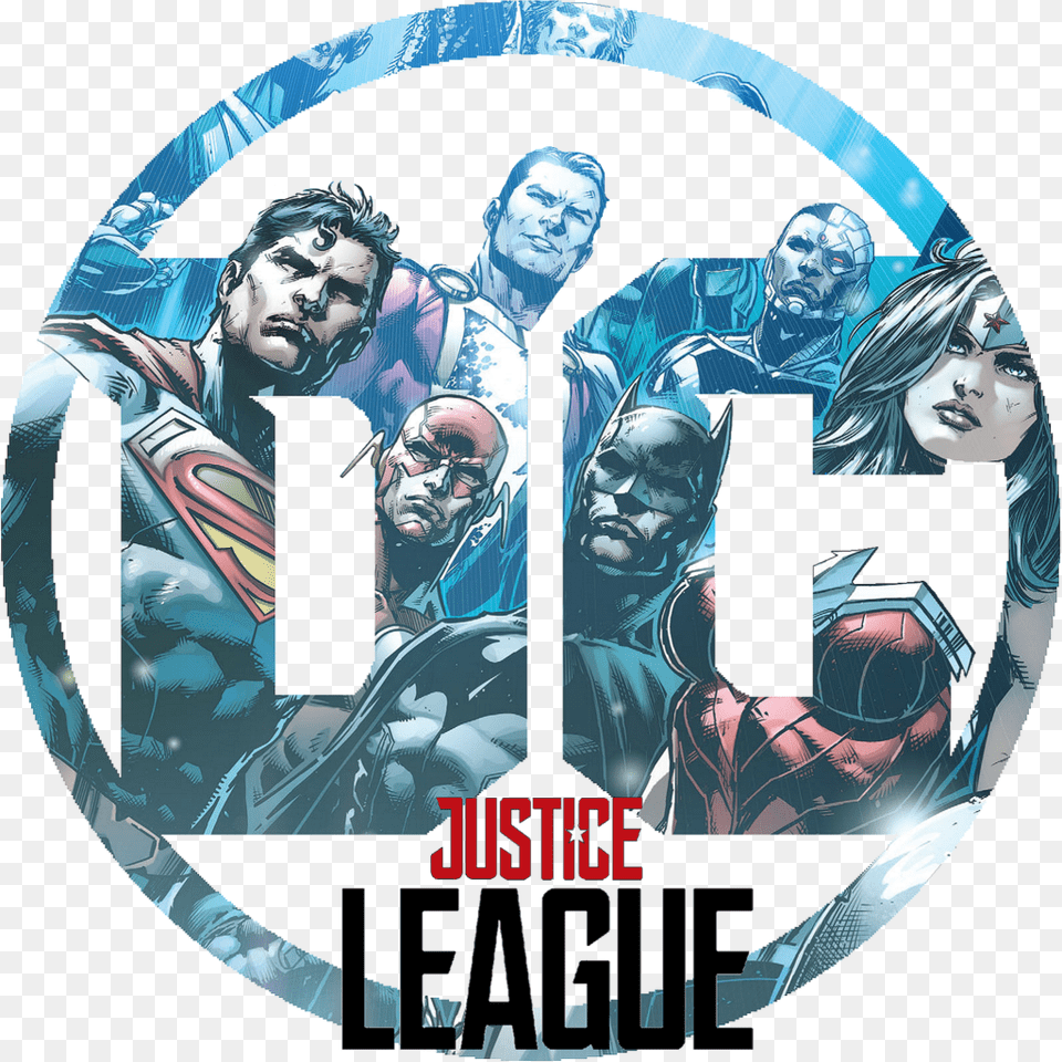 Dc Logo For Justice League Ver Justice League Dc Comics Logo, Adult, Female, Person, Woman Free Png Download