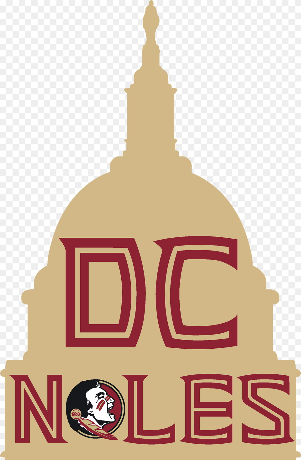 Dc Noles Logo, Person, Face, Head, City Free Png Download