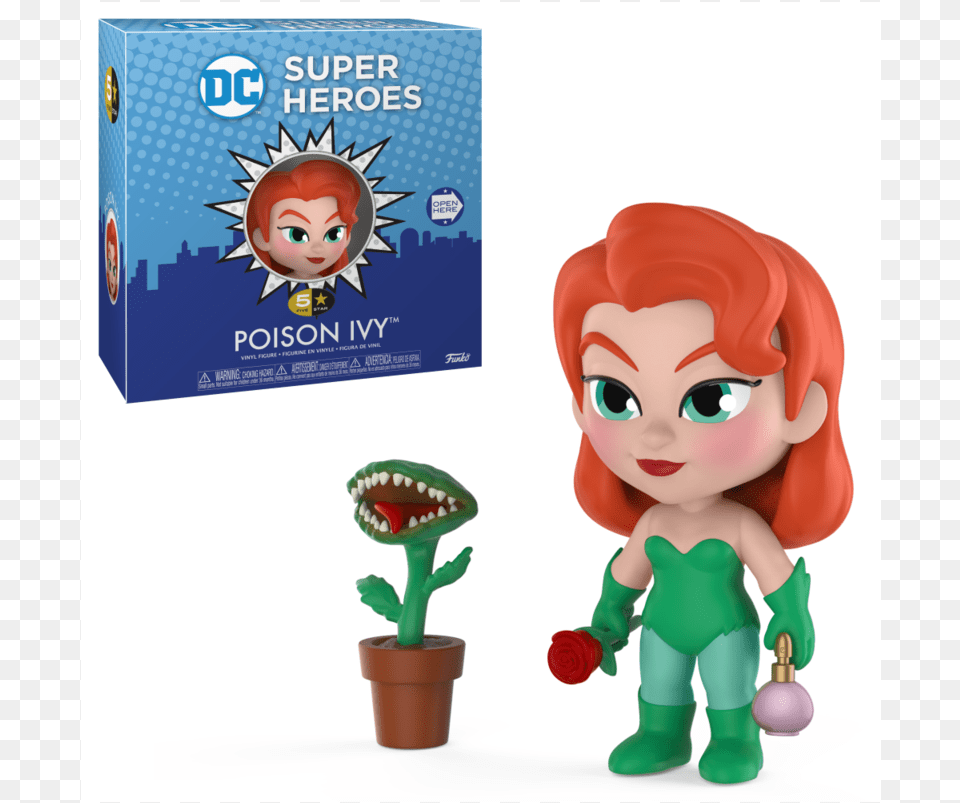 Dc Poisonivy 5star Glam Funko 5 Star Figures, Toy, Doll, Face, Person Free Png Download