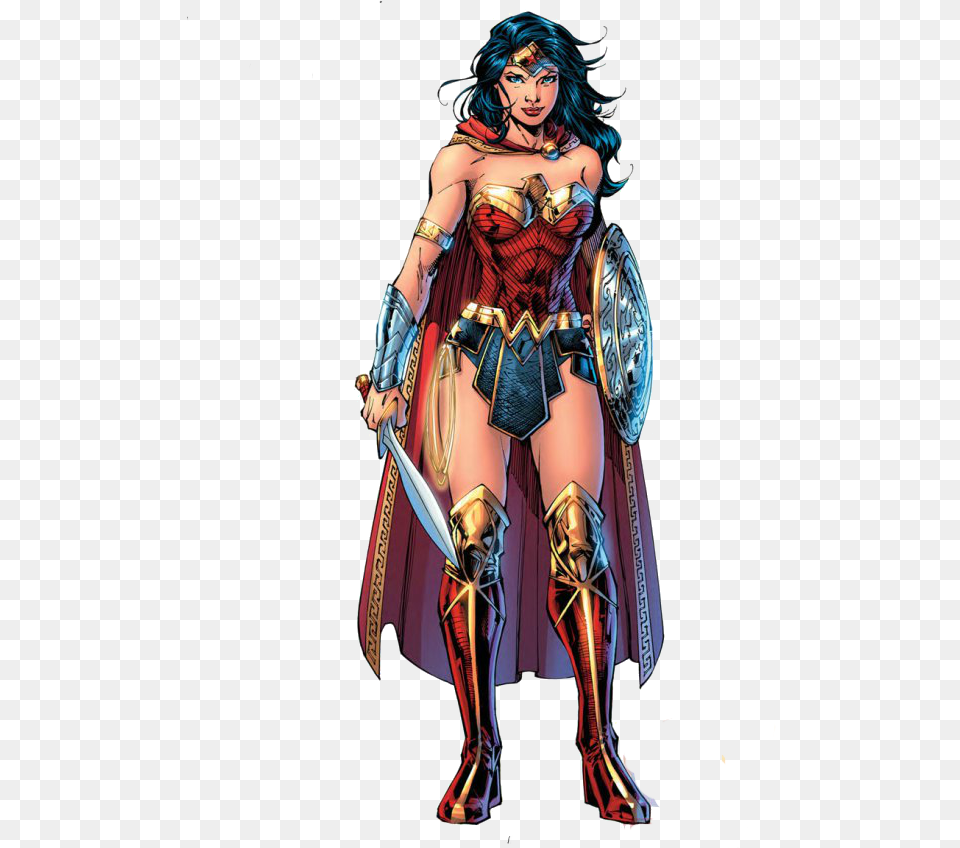 Dc Rebirth Character Designs Wonder Woman By Jim Lee Wonder Woman Jim Lee, Adult, Person, Female, Costume Png