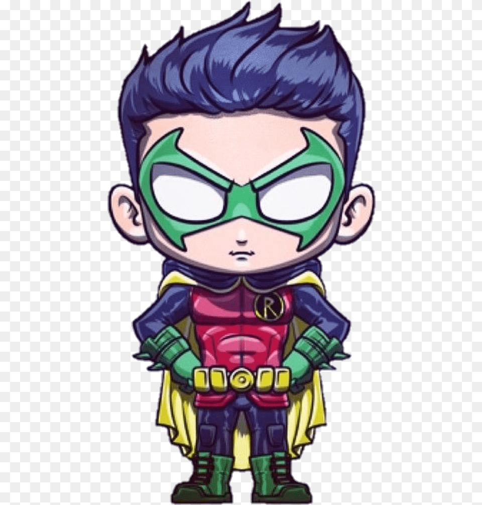 Dc Robin Comics Cartoons Movies Lord Mesa Robin, Baby, Book, Person, Publication Free Png Download