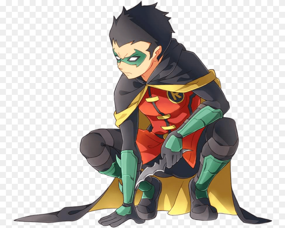 Dc Robin Damian Wayne Robin, Person, Book, Comics, Publication Free Png