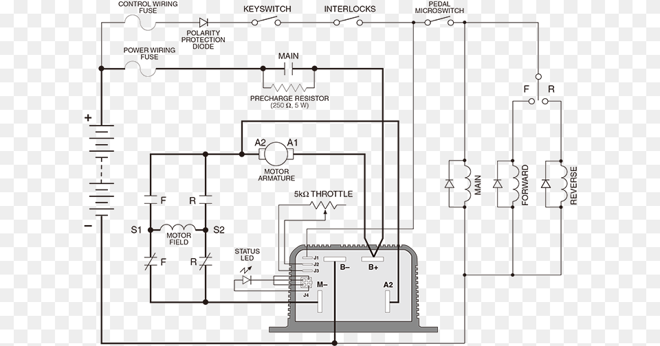 Dc Series Motor Controller Assemblage Curtis 1204m Curtis Dc Motor Controller, Diagram, Qr Code, Circuit Diagram, Cad Diagram Png Image