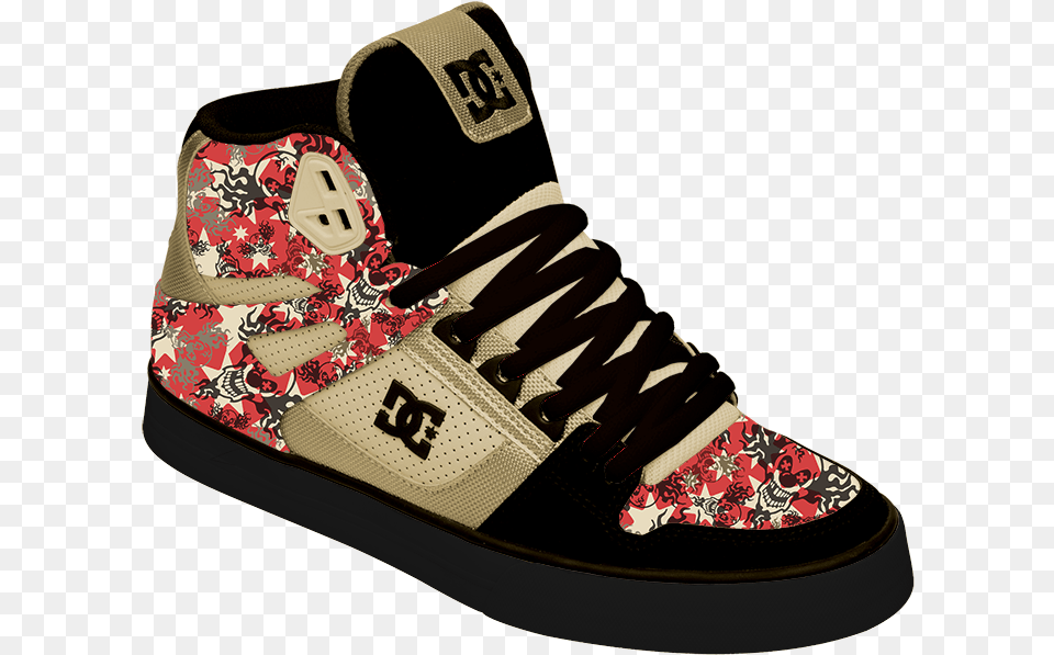 Dc Shoes All Rights Reseved Dc Shoes Men S Spartan High Wc Blackturquoisewhite, Clothing, Footwear, Shoe, Sneaker Free Png Download