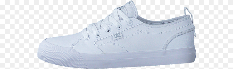 Dc Shoes Evan Smith White 95 Womens Leather Rubber Vs Advantage, Clothing, Footwear, Shoe, Sneaker Png