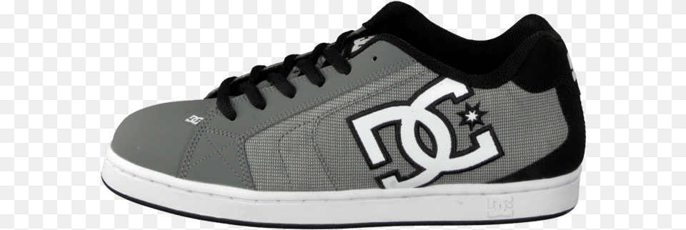 Dc Shoes Net Se Shoe Greygreyblack 03 Mens, Clothing, Footwear, Sneaker, Running Shoe Free Png Download